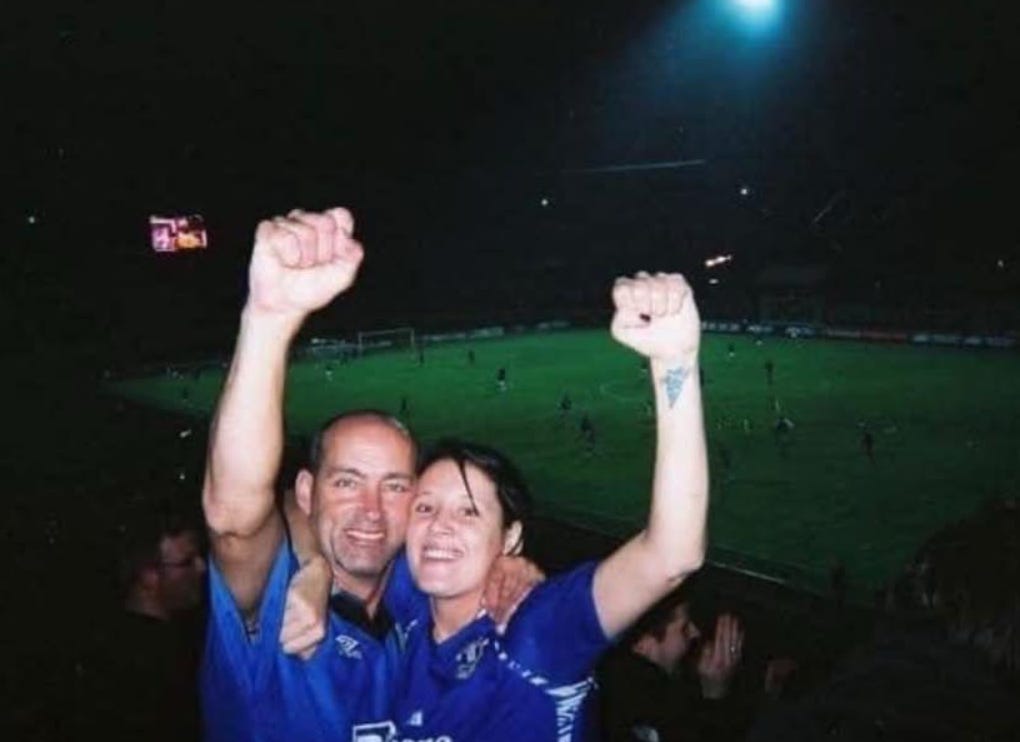 Jethro and daughter Hana at Kharkiv (A) in 2007