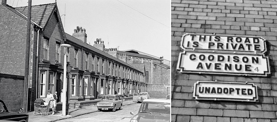 Goodison Ave early 1960s before north side demolition