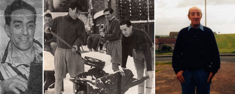 John Lindsay in hospital; clearing snow at the training ground; later in life