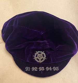 Johnny Holt's England cap