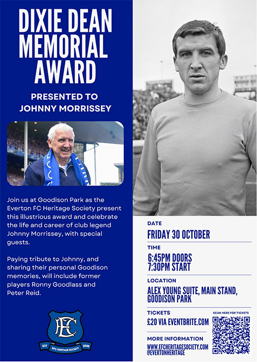 35th Dixie Dean Memorial Award Event flyer